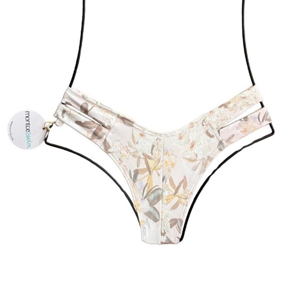 MONTCE Euro bikini Bottom Ete Floral $88 NWT Size L
